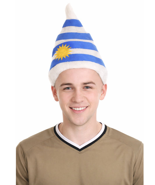 Uruguay Flag Troll Multicolor Wig