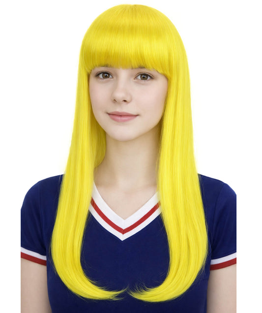 Womens Long Bob Wigs Collections | Fancy Party Event Ready Halloween Wigs | Premium Breathable Capless Cap