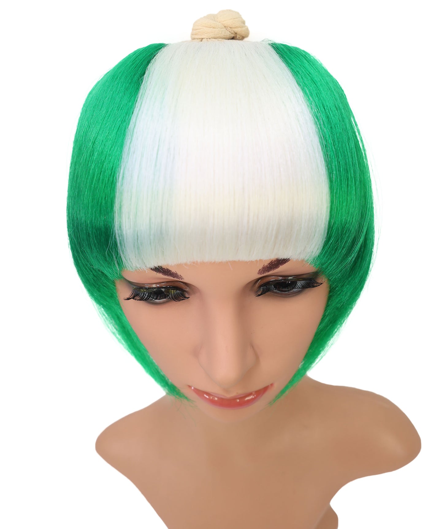Nigeria Flag White and Green Hair Extension