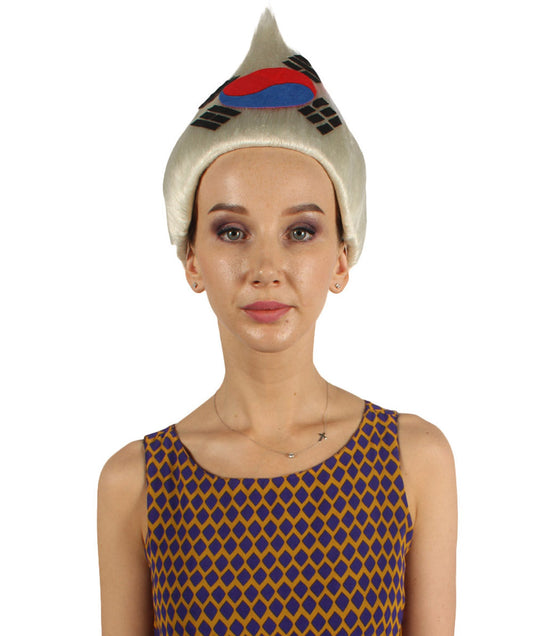 South Korea Flag Troll Wig