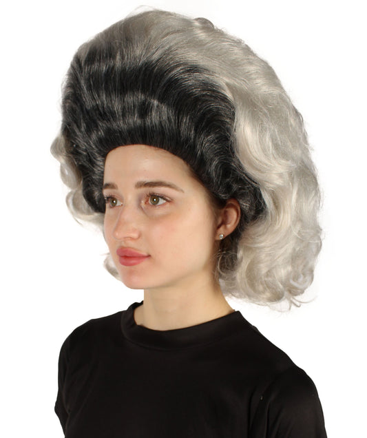 Drag Queen Grey-black Beehive Wig