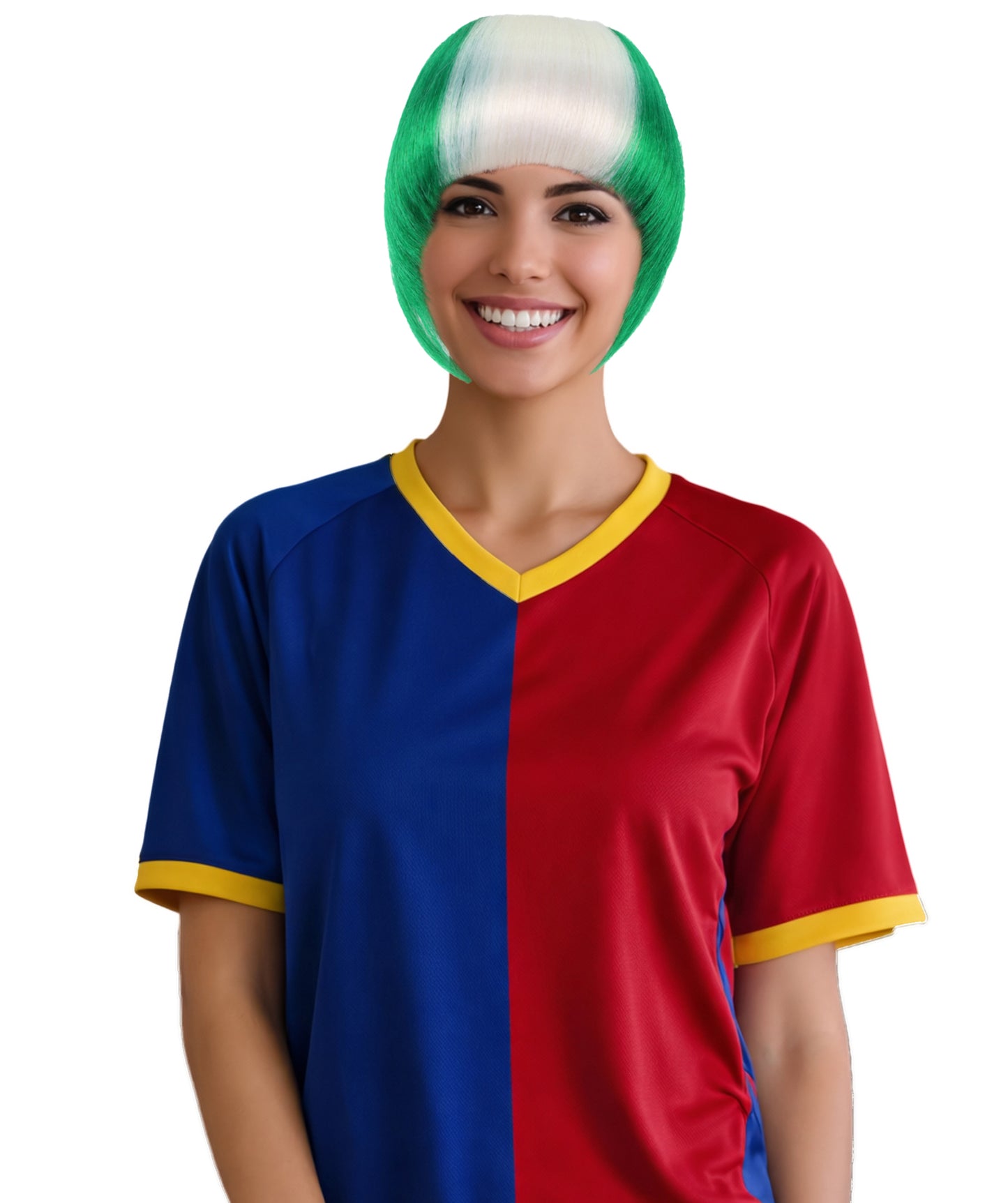 Nigeria Flag White and Green Hair Extension