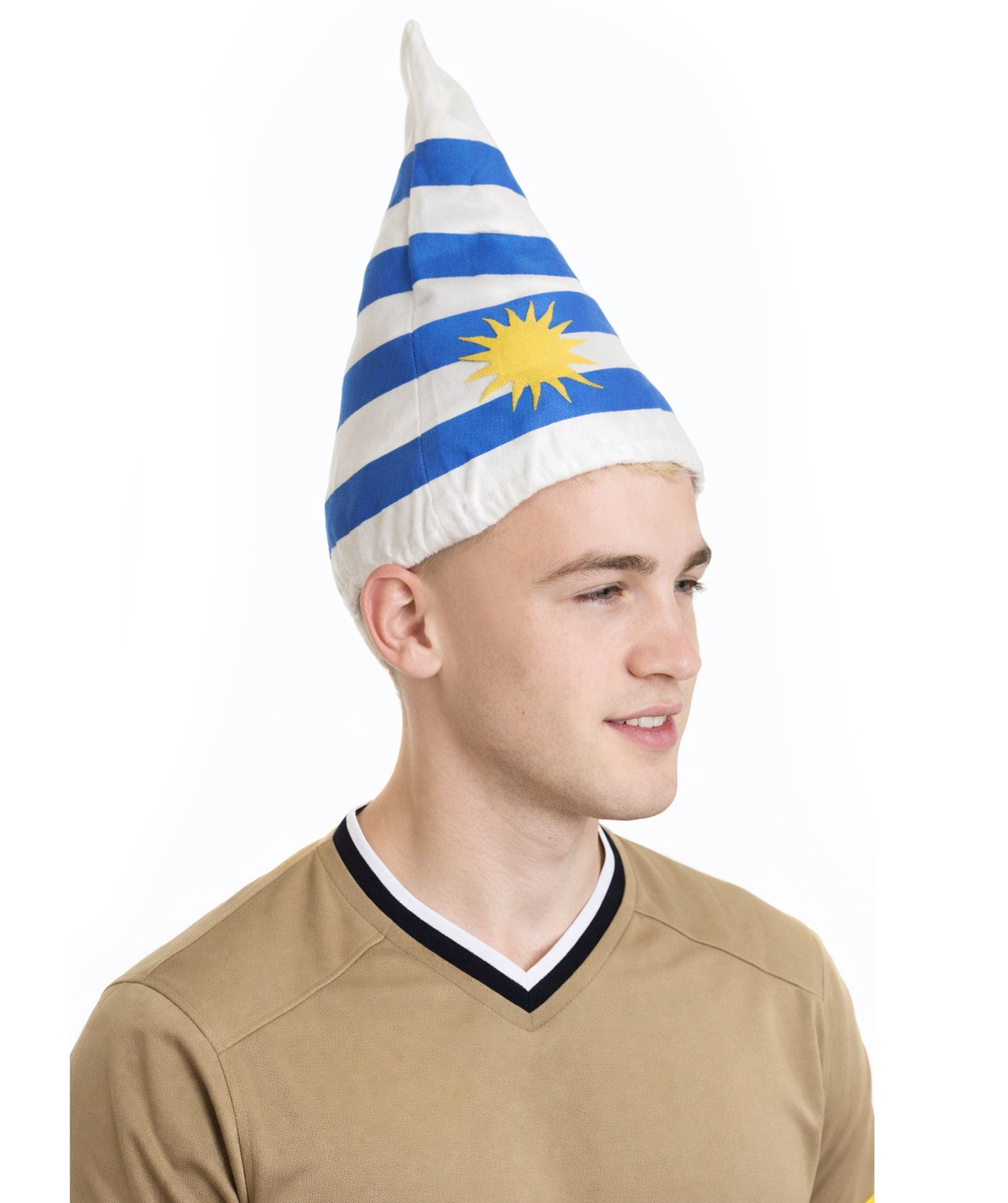 Uruguay Flag Troll Multicolor Wig