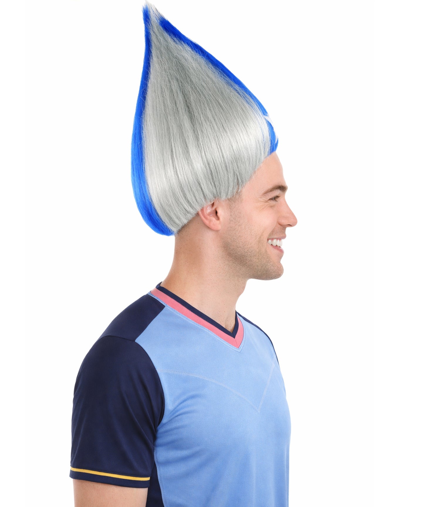 USA Flag Troll Multicolor Wig