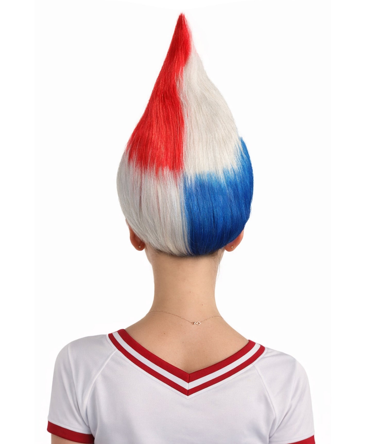 Panama Flag Troll Multicolor Wig