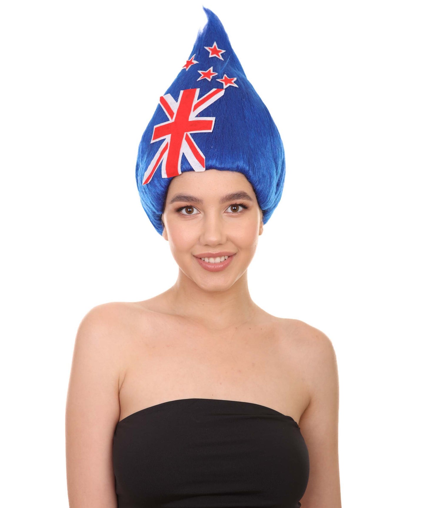 Unisex Flag Troll Wigs Collections| Premium Breathable Capless Cap