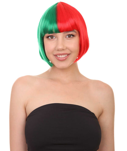 Women's Two-tone Short Bob Wig | Multiple Color Collection | Premium Breathable Capless Cap