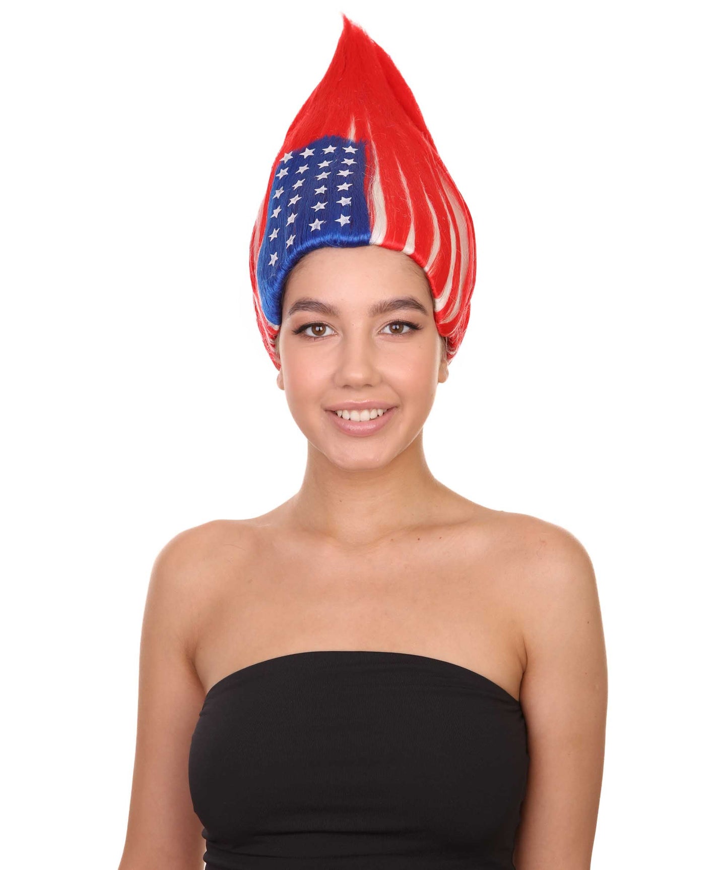 Unisex Flag Troll Wigs Collections| Premium Breathable Capless Cap