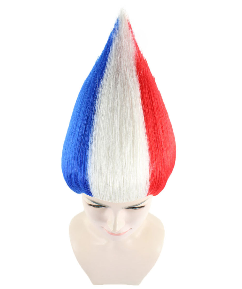 Unisex Flag Troll Wig