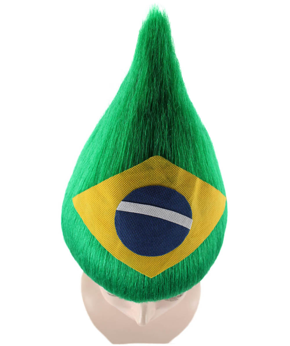 Unisex Flag Troll Wigs Collections| Premium Breathable Capless Cap
