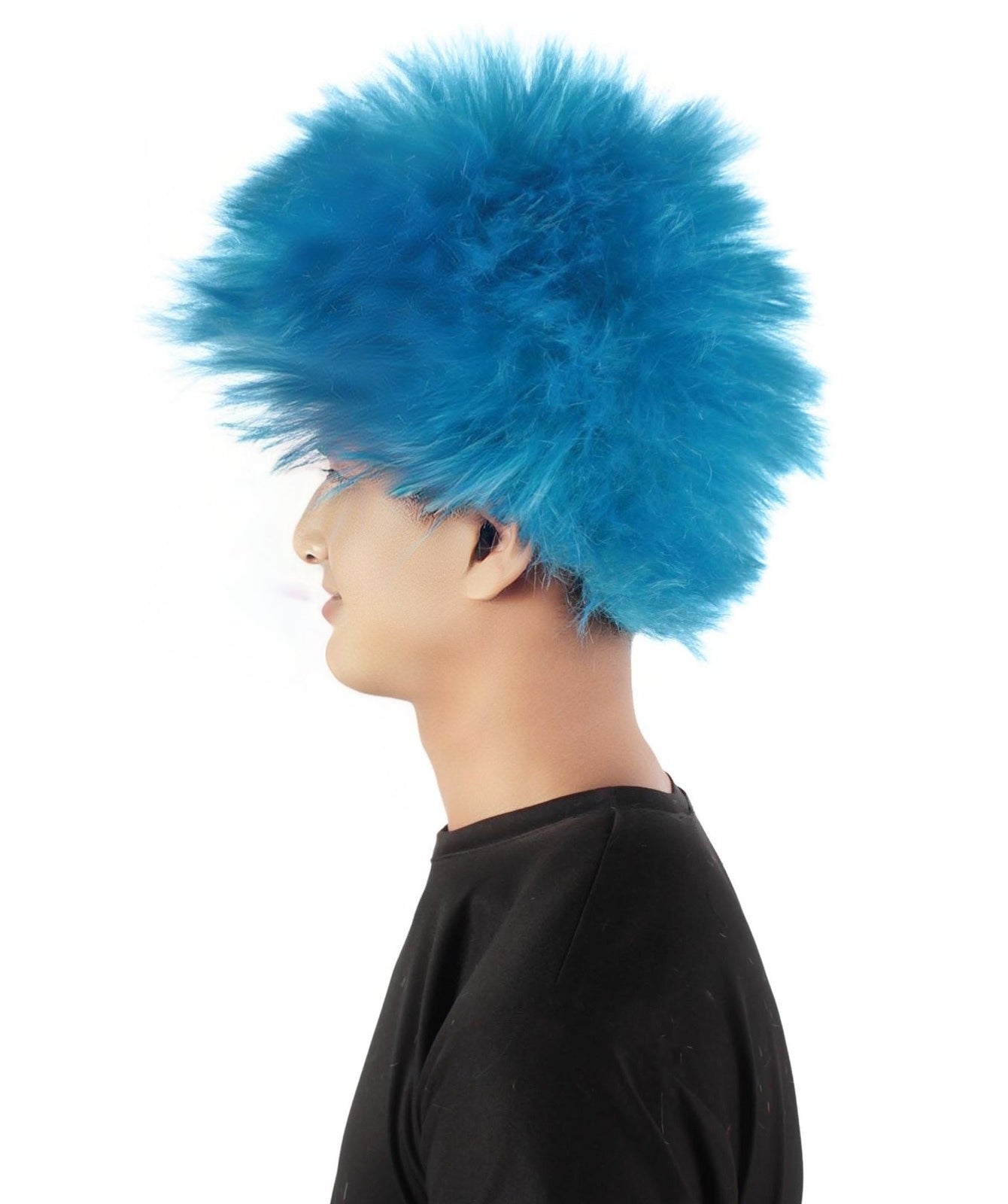 Adult Men's Fuzzy Spiky Johnny Werewolf Wig | Multiple Color Options I Flame-retardant Synthetic Fiber