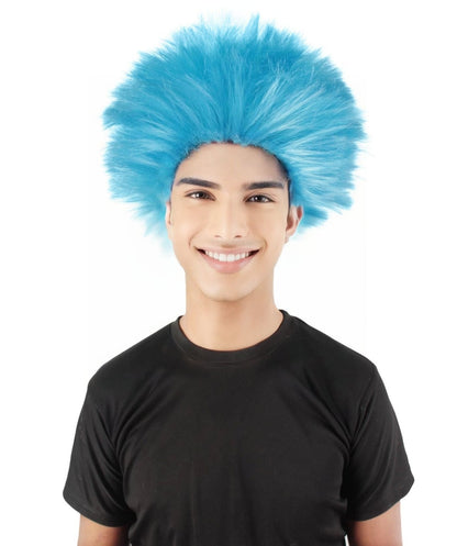 Adult Men's Fuzzy Spiky Johnny Werewolf Wig | Multiple Color Options I Flame-retardant Synthetic Fiber