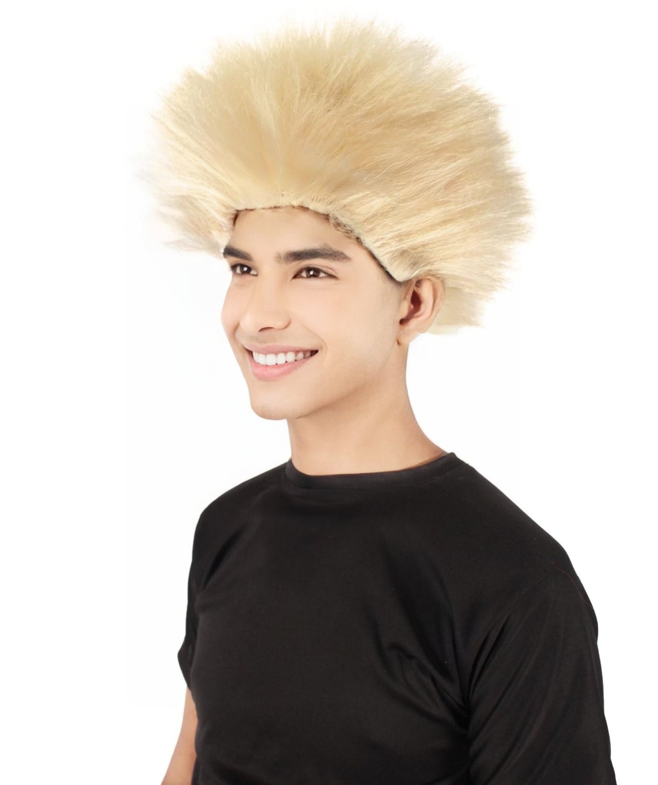 Adult Men's Fuzzy Spiky Johnny Werewolf Wig | Multiple Color Options I Flame-retardant Synthetic Fiber