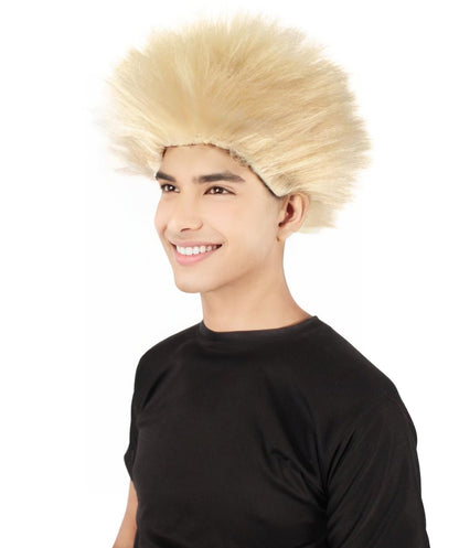 Adult Men's Fuzzy Spiky Johnny Werewolf Wig | Multiple Color Options I Flame-retardant Synthetic Fiber