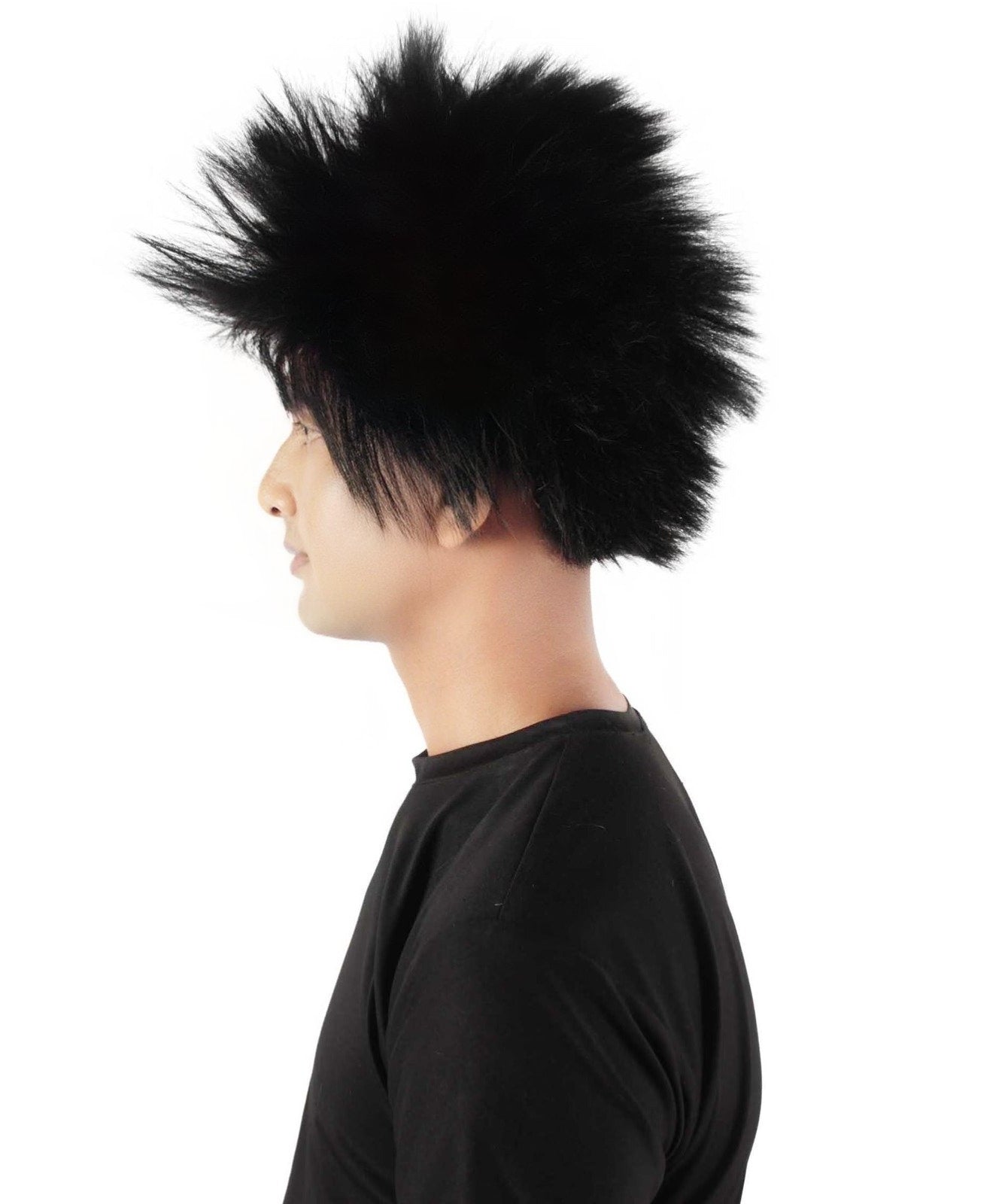 Adult Men's Fuzzy Spiky Johnny Werewolf Wig | Multiple Color Options I Flame-retardant Synthetic Fiber