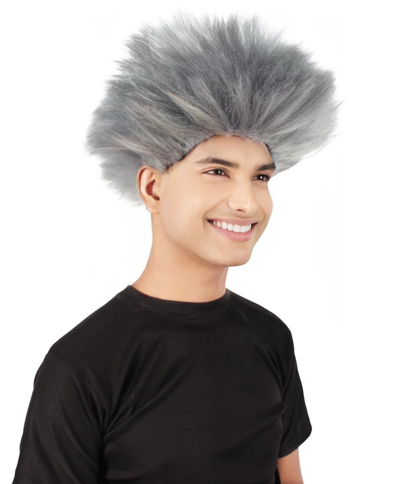Adult Men's Fuzzy Spiky Johnny Werewolf Wig | Multiple Color Options I Flame-retardant Synthetic Fiber