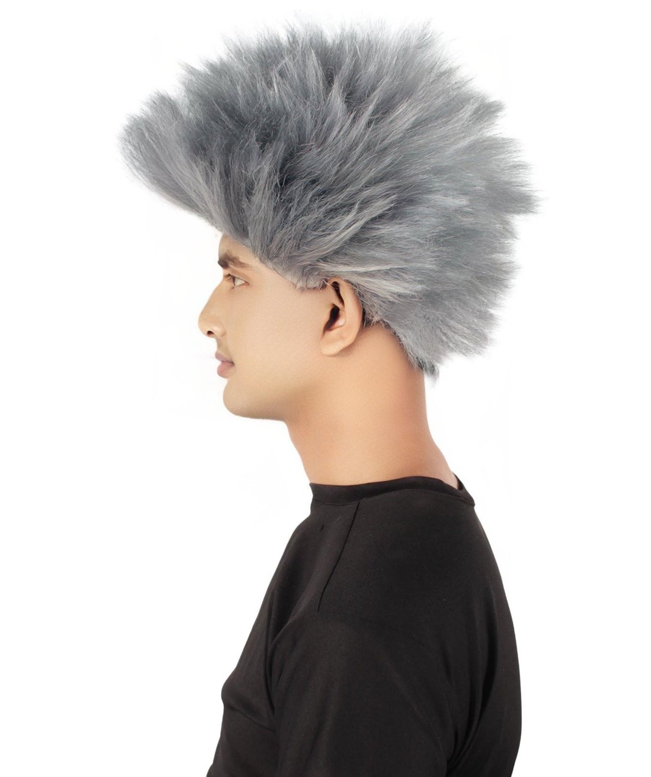 Adult Men's Fuzzy Spiky Johnny Werewolf Wig | Multiple Color Options I Flame-retardant Synthetic Fiber