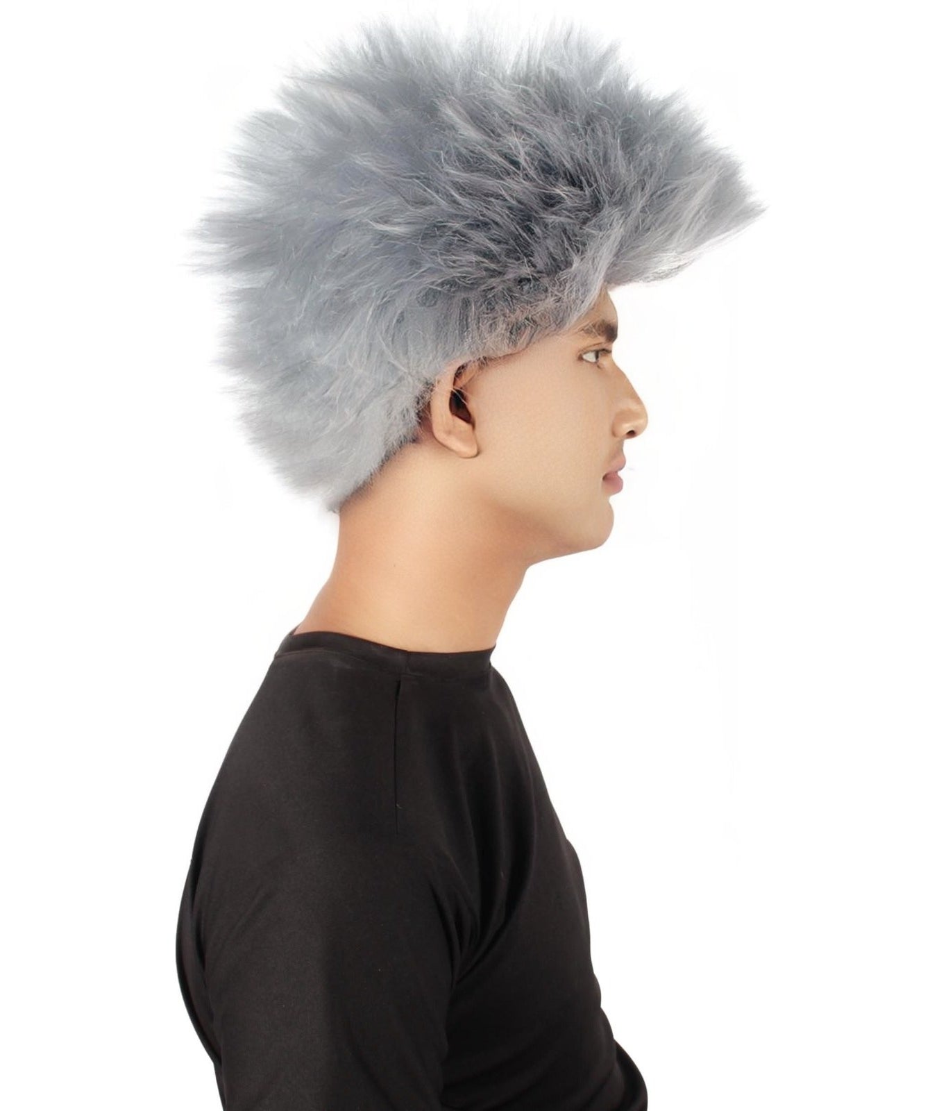 Adult Men's Fuzzy Spiky Johnny Werewolf Wig | Multiple Color Options I Flame-retardant Synthetic Fiber
