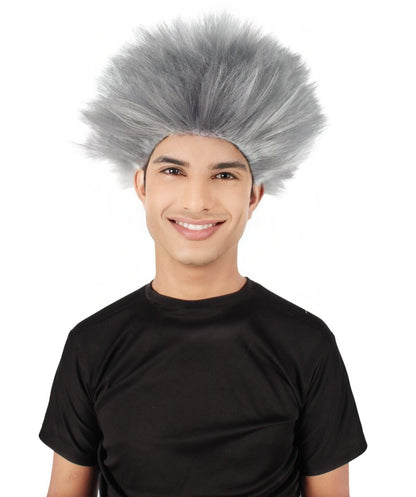 Adult Men's Fuzzy Spiky Johnny Werewolf Wig | Multiple Color Options I Flame-retardant Synthetic Fiber