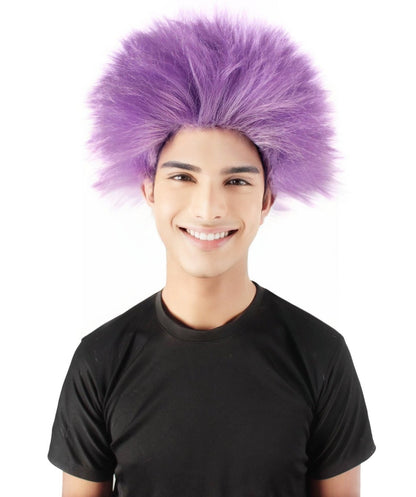 Adult Men's Fuzzy Spiky Johnny Werewolf Wig | Multiple Color Options I Flame-retardant Synthetic Fiber