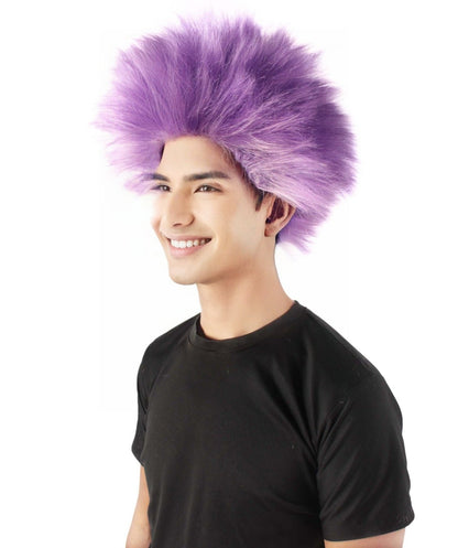 Adult Men's Fuzzy Spiky Johnny Werewolf Wig | Multiple Color Options I Flame-retardant Synthetic Fiber