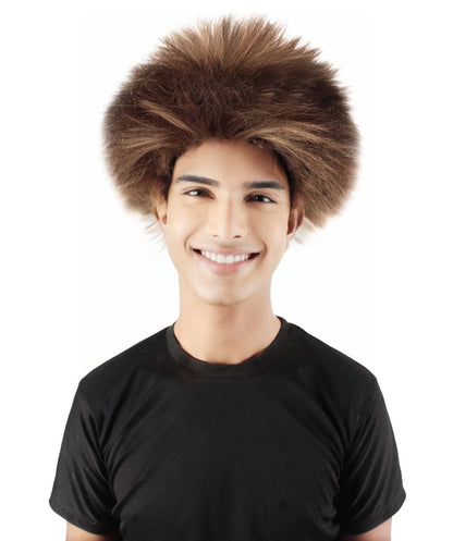 Adult Men's Fuzzy Spiky Johnny Werewolf Wig | Multiple Color Options I Flame-retardant Synthetic Fiber