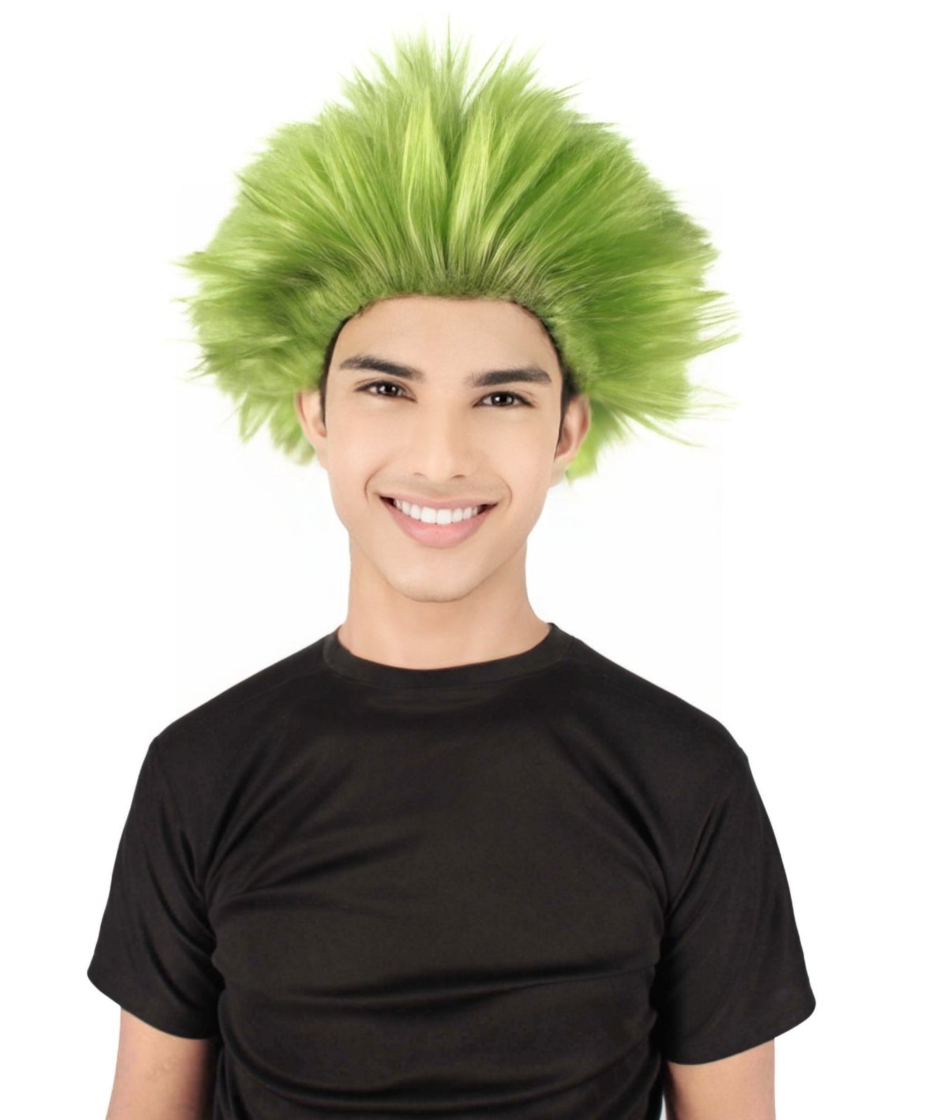 Adult Men's Fuzzy Spiky Johnny Werewolf Wig | Multiple Color Options I Flame-retardant Synthetic Fiber