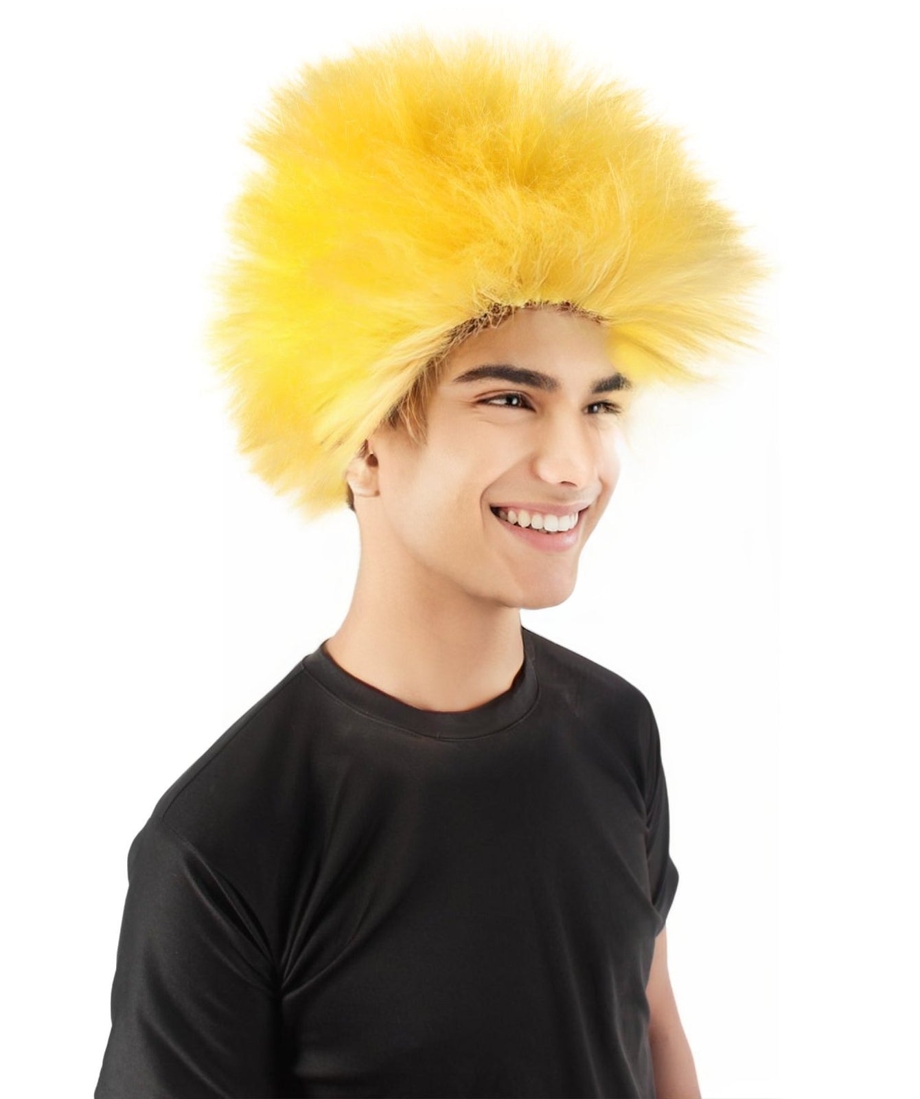 Adult Men's Fuzzy Spiky Johnny Werewolf Wig | Multiple Color Options I Flame-retardant Synthetic Fiber