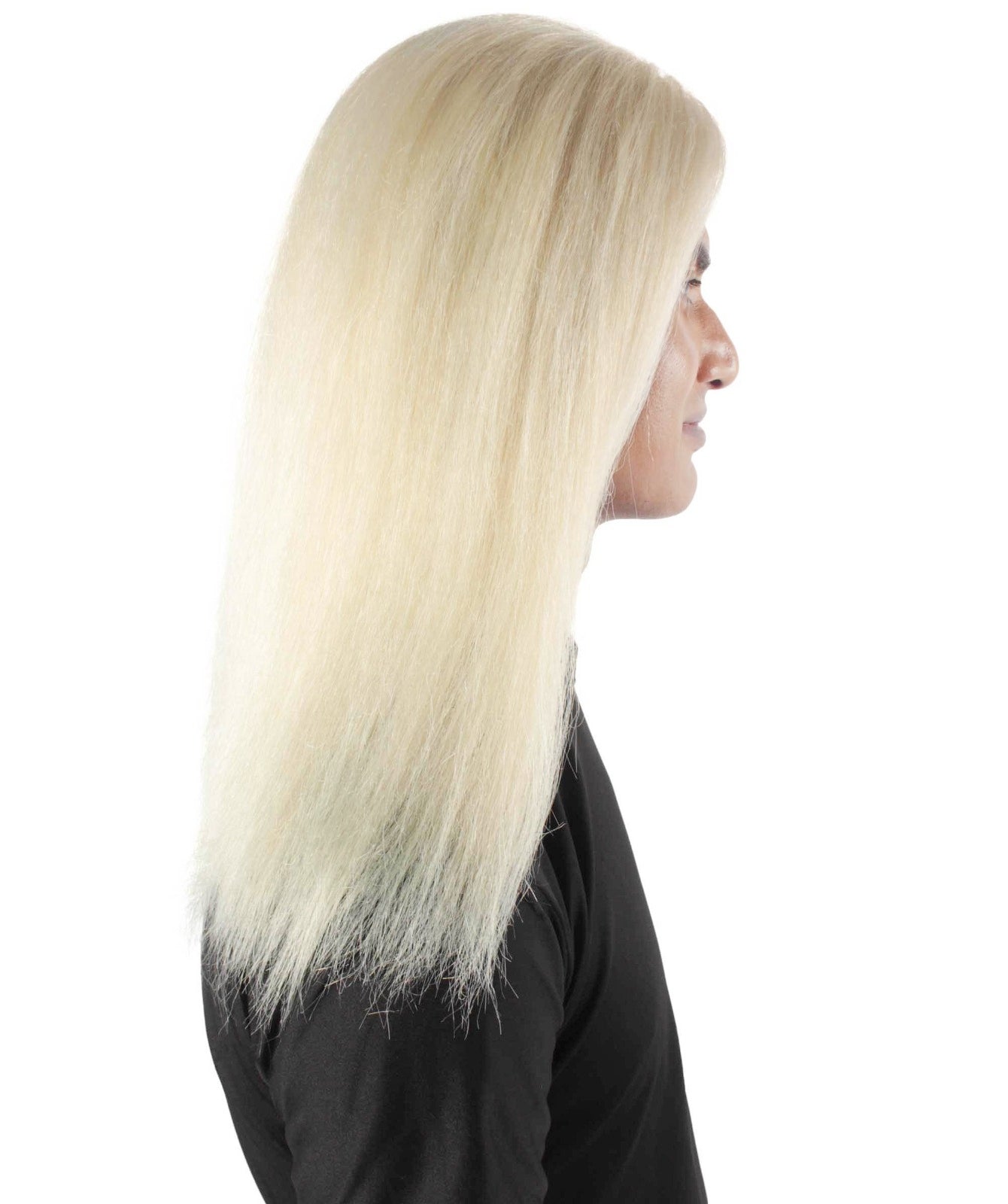 Rainbow Rapper | Multiple color Straight Medium Length Music Icon Wig | Premium Halloween Wig