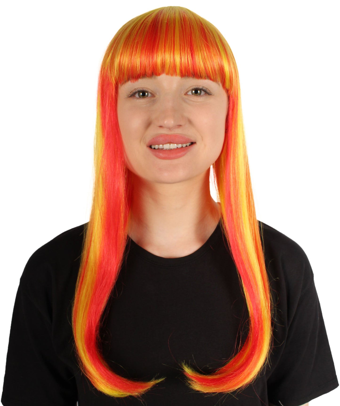 Womens Long Bob Wigs Collections |  Fancy Party Event Ready Halloween Wigs | Premium Breathable Capless Cap