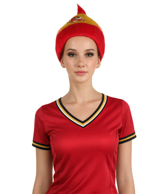 Spain Flag Troll Red and Yellow Wig