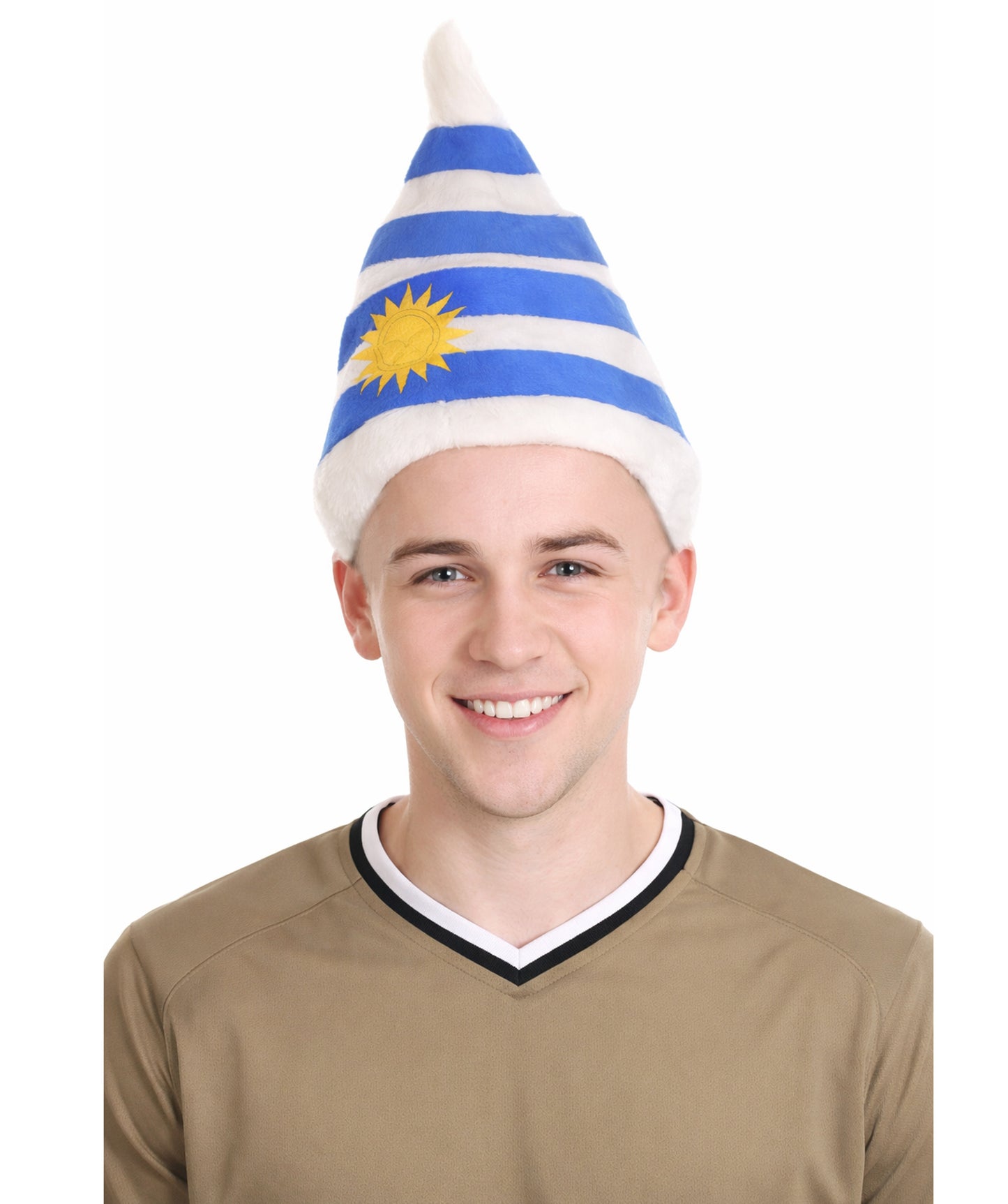 Uruguay Flag Troll Multicolor Wig