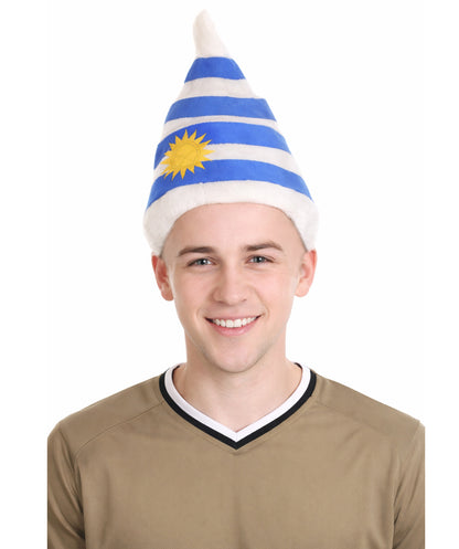 Uruguay Flag Troll Multicolor Wig