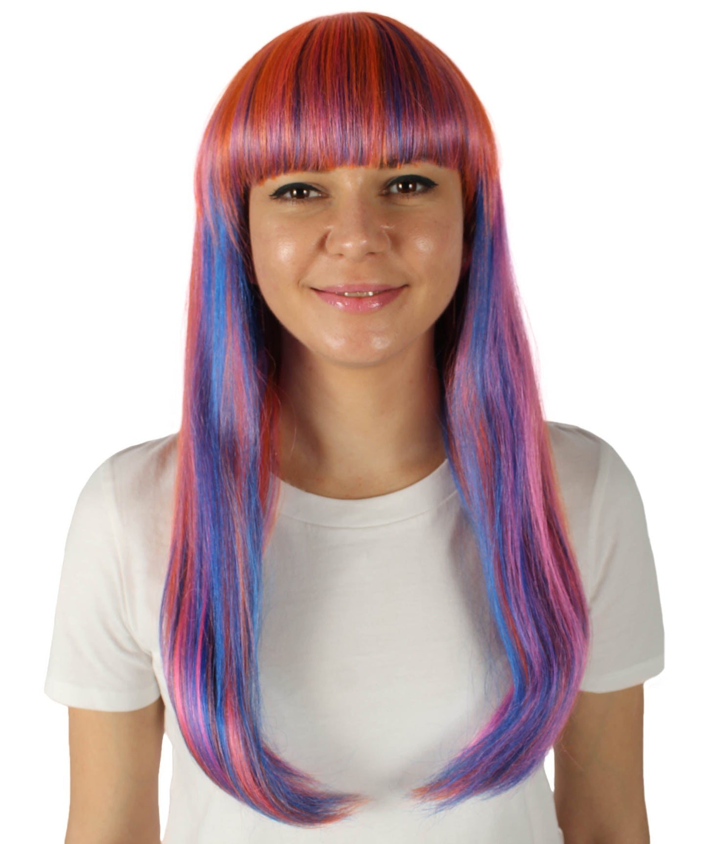 Womens Long Bob Wigs Collections |  Fancy Party Event Ready Halloween Wigs | Premium Breathable Capless Cap