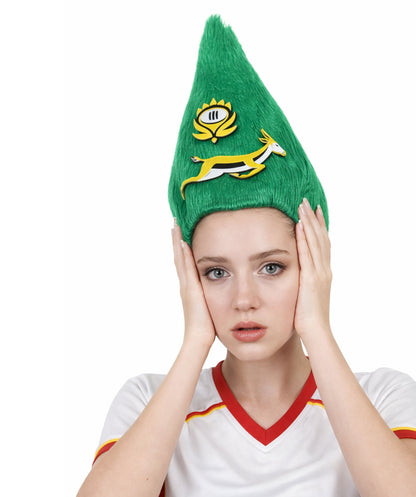 South Africa Flag Troll Multicolor Wig