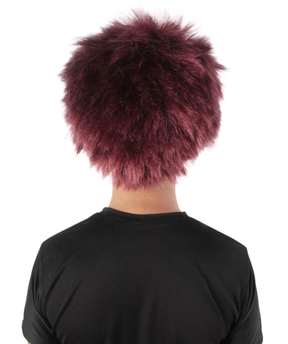 Adult Men's Fuzzy Spiky Johnny Werewolf Wig | Multiple Color Options I Flame-retardant Synthetic Fiber