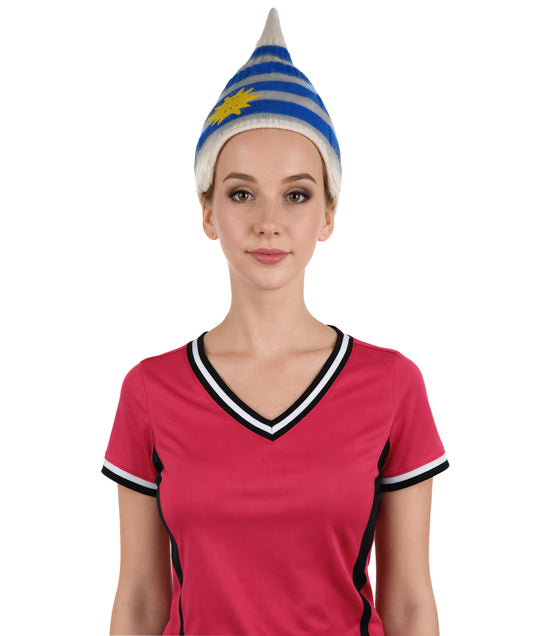 Uruguay Flag Troll Multicolor Wig