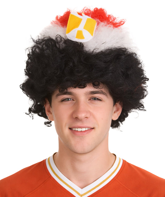 Egypt Flag Afro Multicolor Wig