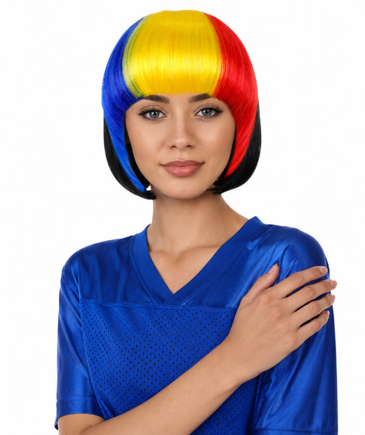 Romania Flag Multicolor Hair Extension
