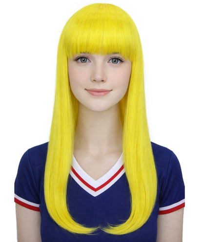 Womens Long Bob Wigs Collections |  Fancy Party Event Ready Halloween Wigs | Premium Breathable Capless Cap