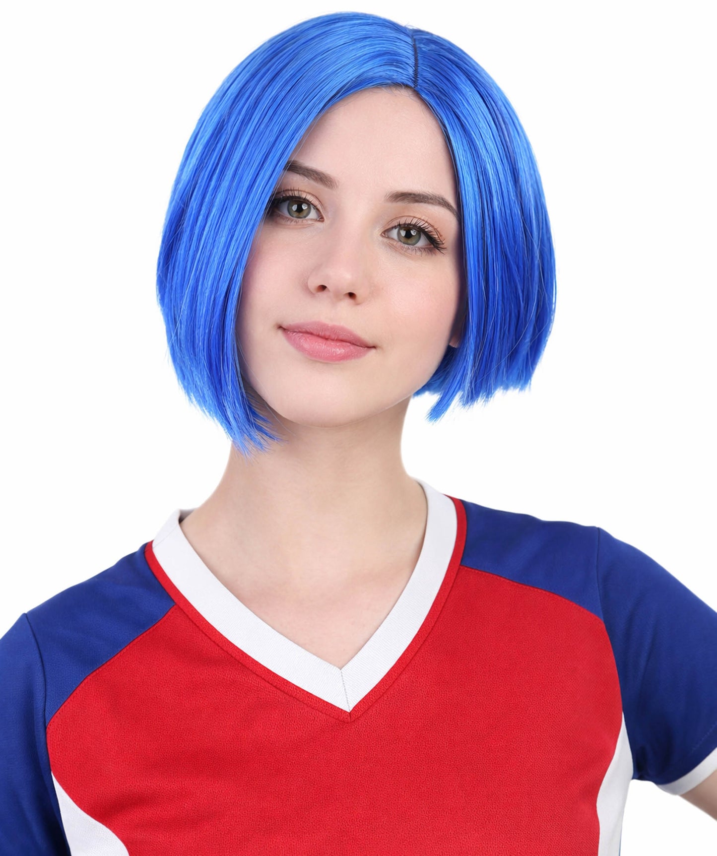 Sad Blue Womens Wig | Sexy Cosplay Party Halloween Wig | Premium Breathable Capless Cap