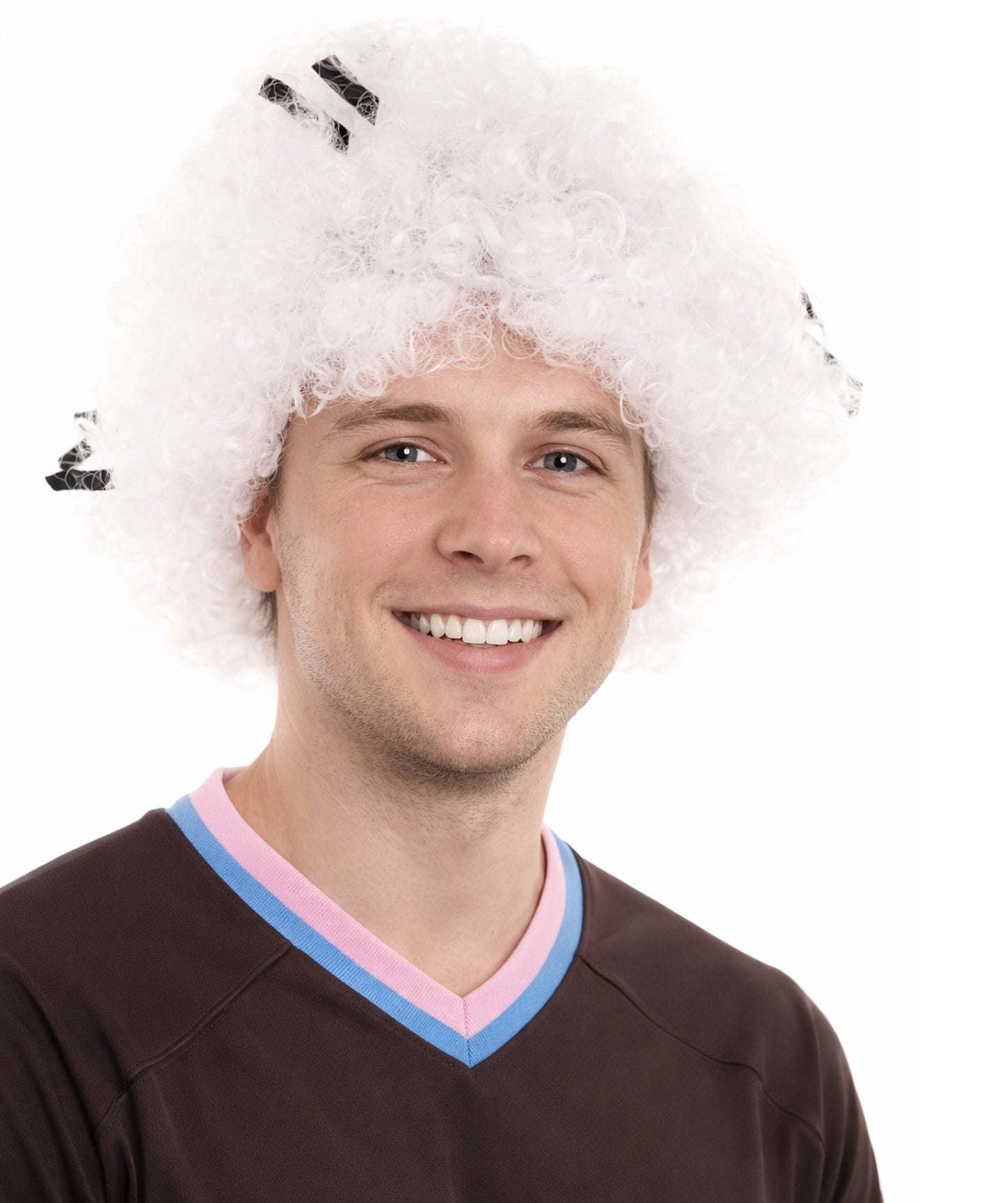 South Korea Flag Afro Multicolor Wig