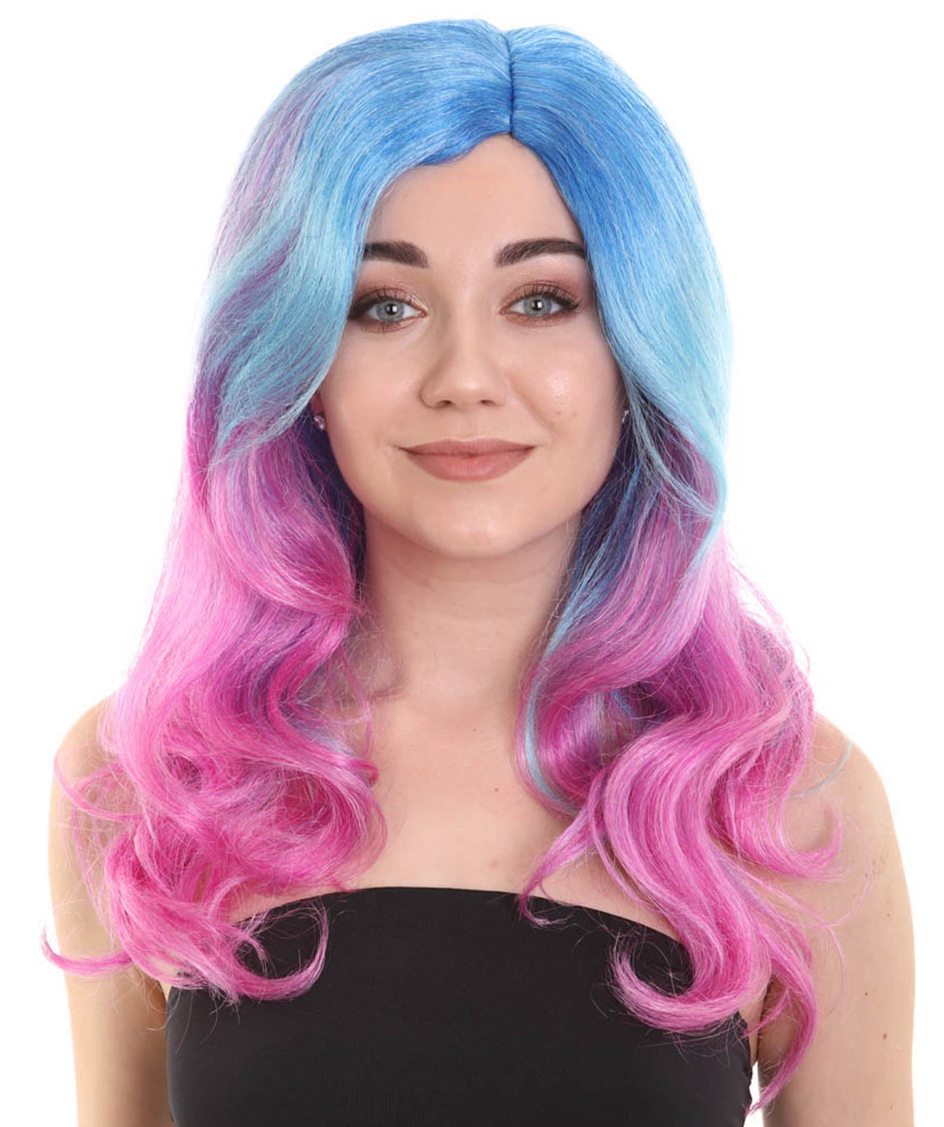 Blue & Purple Colorful Wig