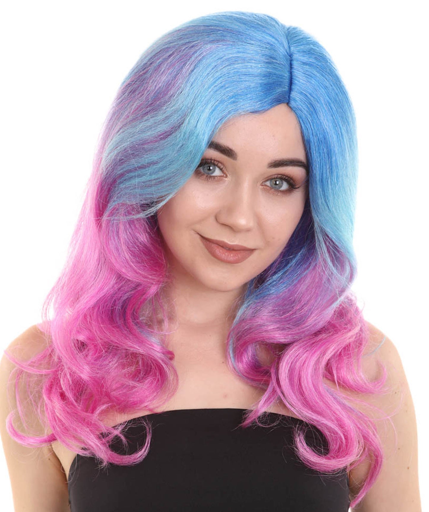 Blue & Purple Colorful Wig