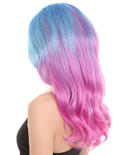 Blue & Purple Colorful Wig
