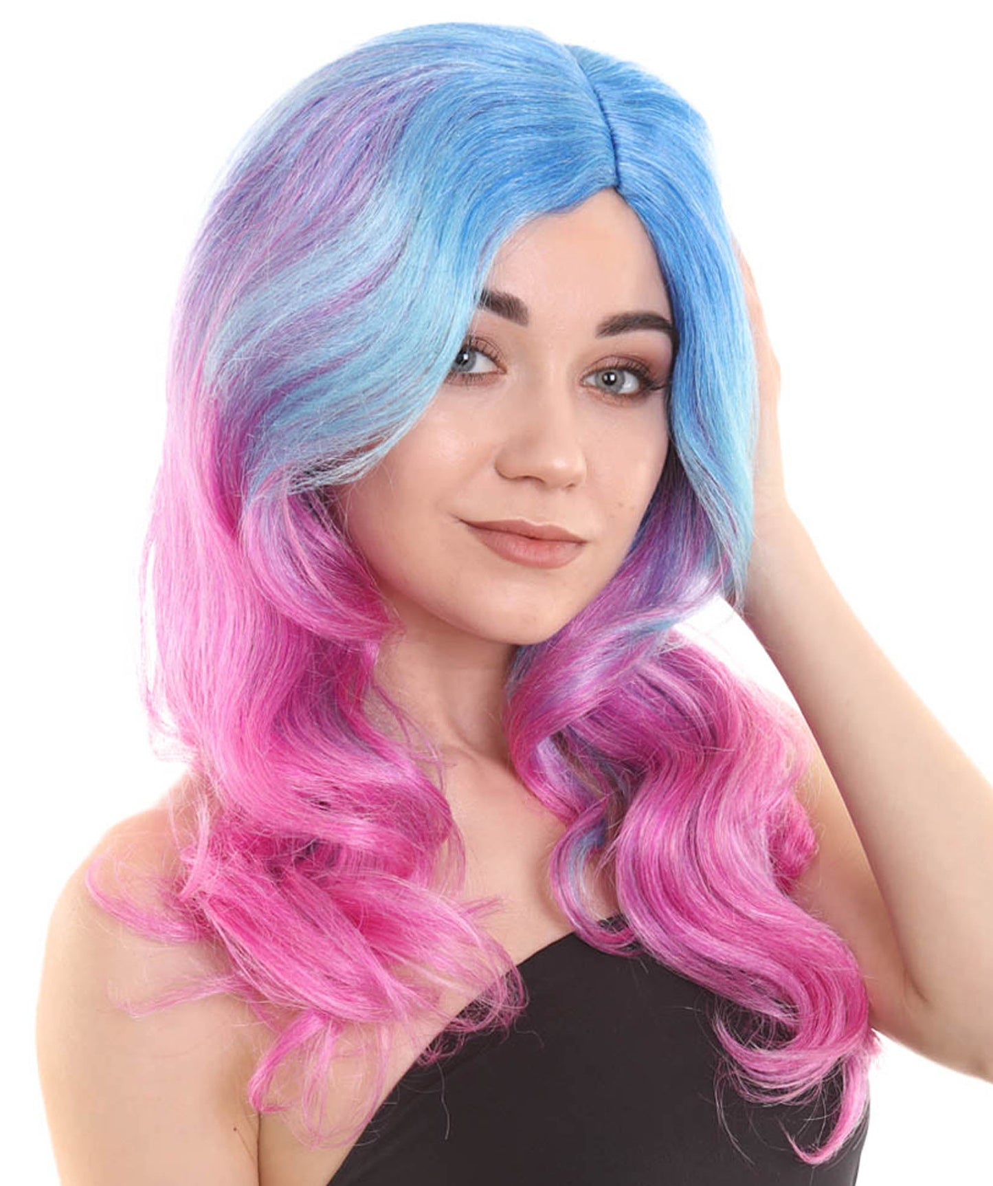 Blue & Purple Colorful Wig