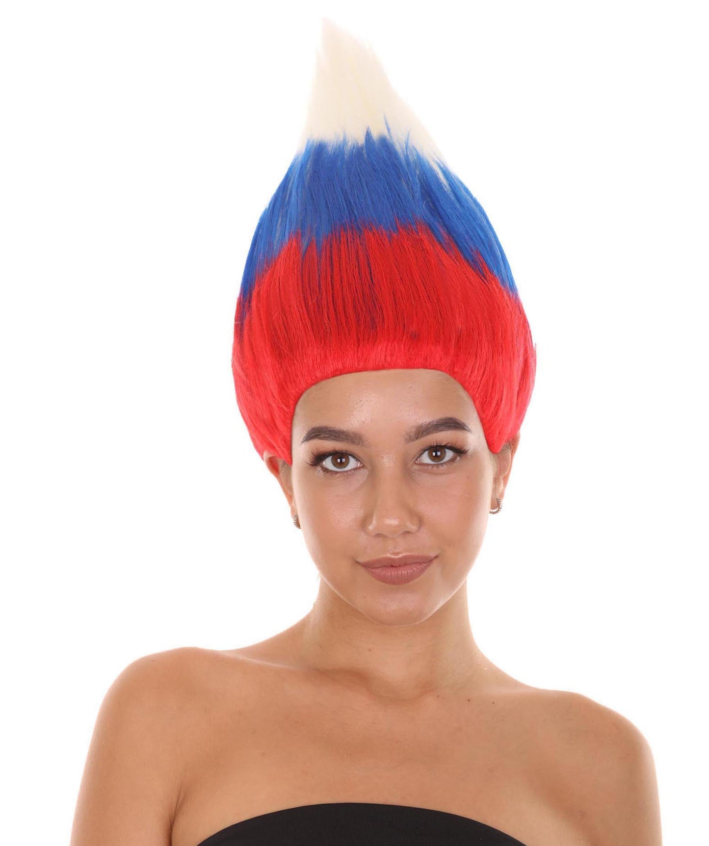 Unisex Flag Troll Wigs Collections| Premium Breathable Capless Cap