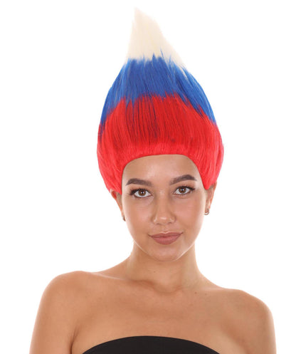 Unisex Flag Troll Wigs Collections| Premium Breathable Capless Cap