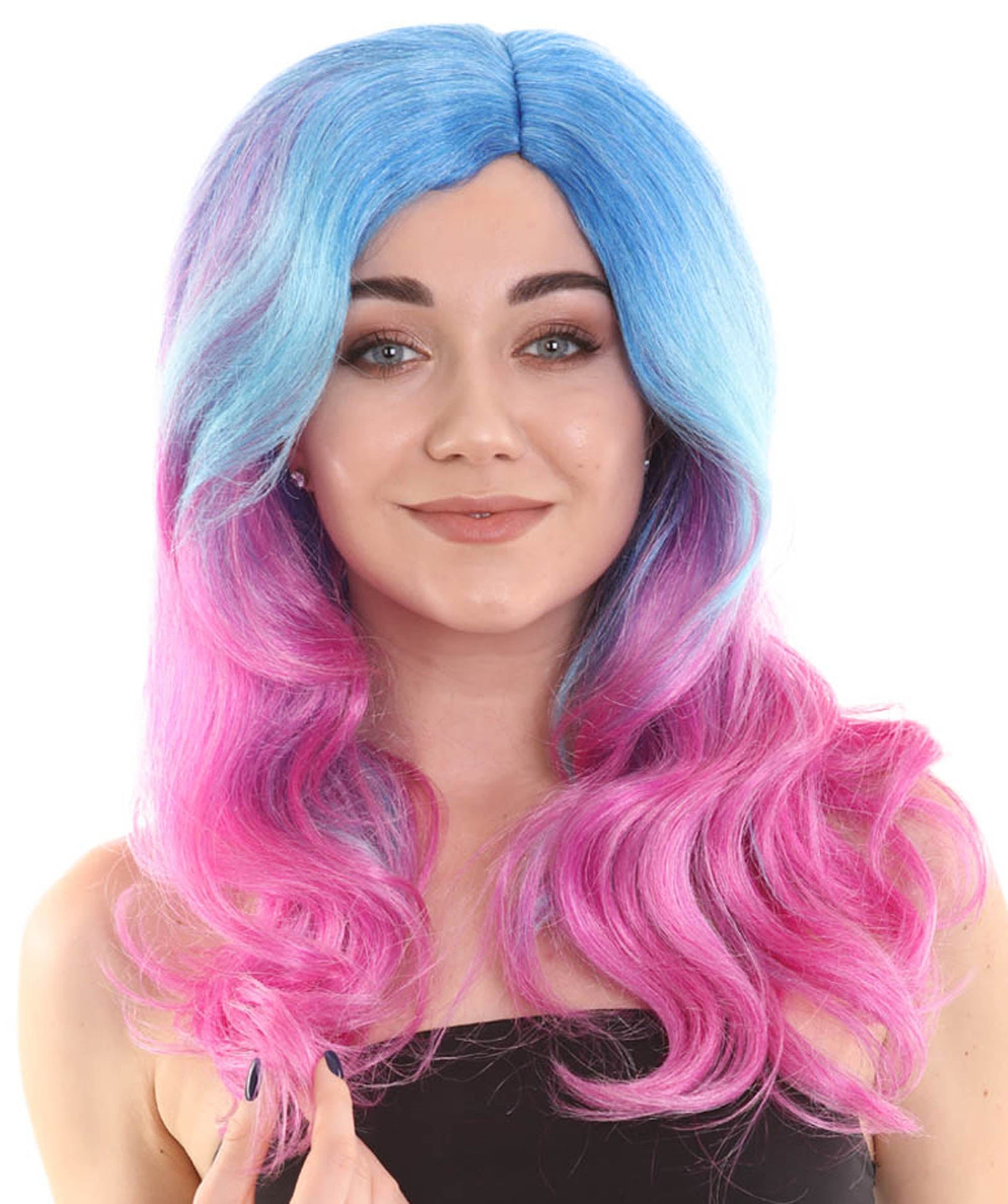 Blue & Purple Colorful Wig