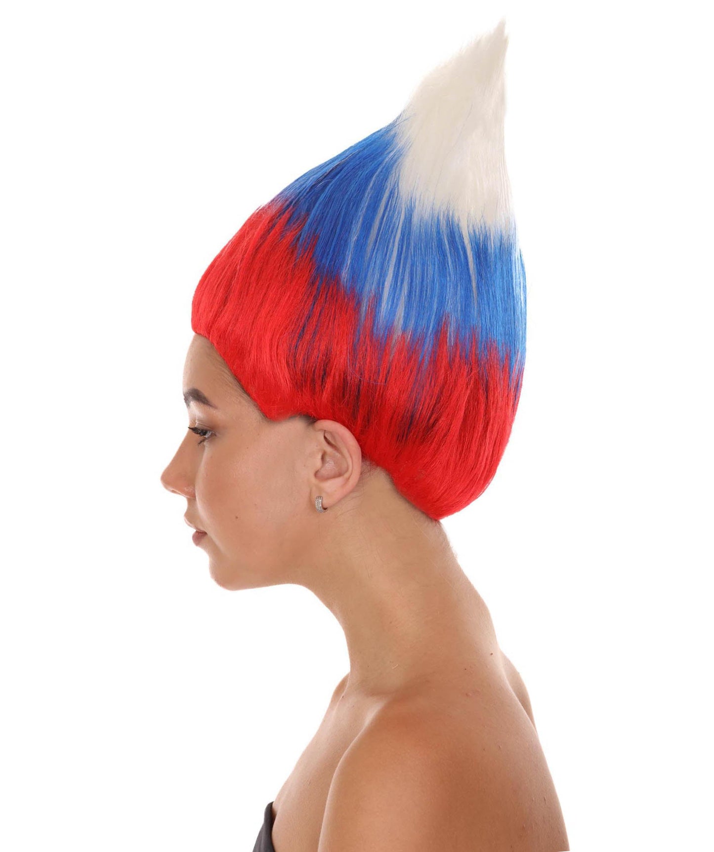 Unisex Flag Troll Wigs Collections| Premium Breathable Capless Cap